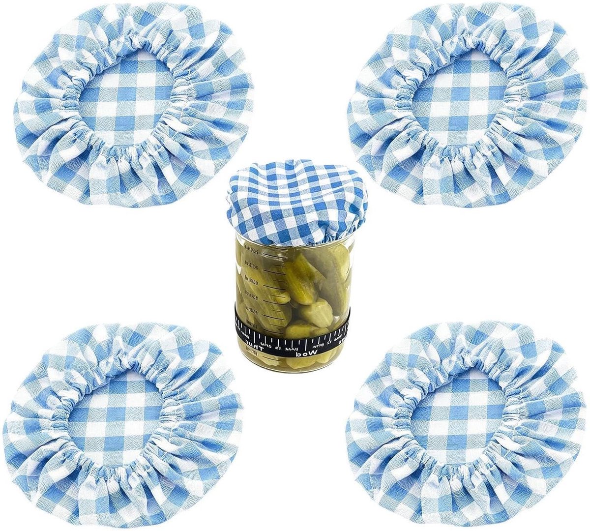 Zuurdesem Potdeksels - Deeg Fermentatie - Brood Bakken - Optimale Luchtcirculatie - 4 Stuks - Zwart