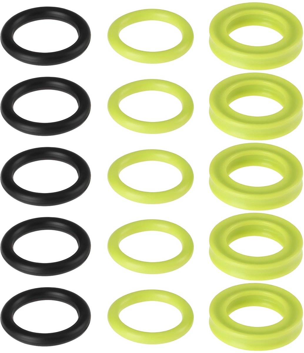 Dailygoods- Siliconen Seal Slijtvast - Dichtingsringen Sanitair - Afdichtingsring Set - 15 Stuks - Compatibel met Karcher - Corrosiebestendig - Afdichtingsringen