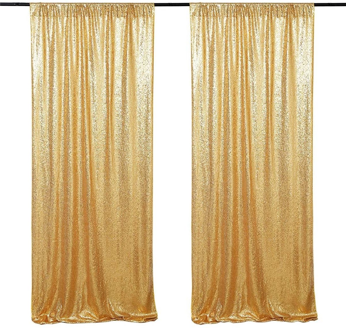 Dailygoods- Pailletten Gordijn Luxe - Achtergronddoek - Achtergrond Fotografie - Achtergrondsysteem - Feestdecoratie - 1,2 x 1,8 m