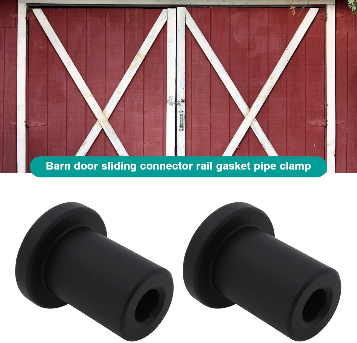 Dailygoods- Deurs Spacer 3x3.5cm - 8 Stuks - Geschikt voor Schuifdeuren/Garage Deuren/Kelderdeuren - Corrosiebestendig - Vermindert Trillingen/Lawaai - Stabiele Installatie - Deursysteem