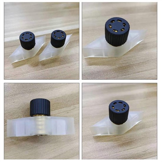 Koperen Luchtpijp - Ventiel Adapter - Opblaasbare Producten - Goede Luchtdichtheid - 65 x 3055 mm - Wit — afbeelding 2