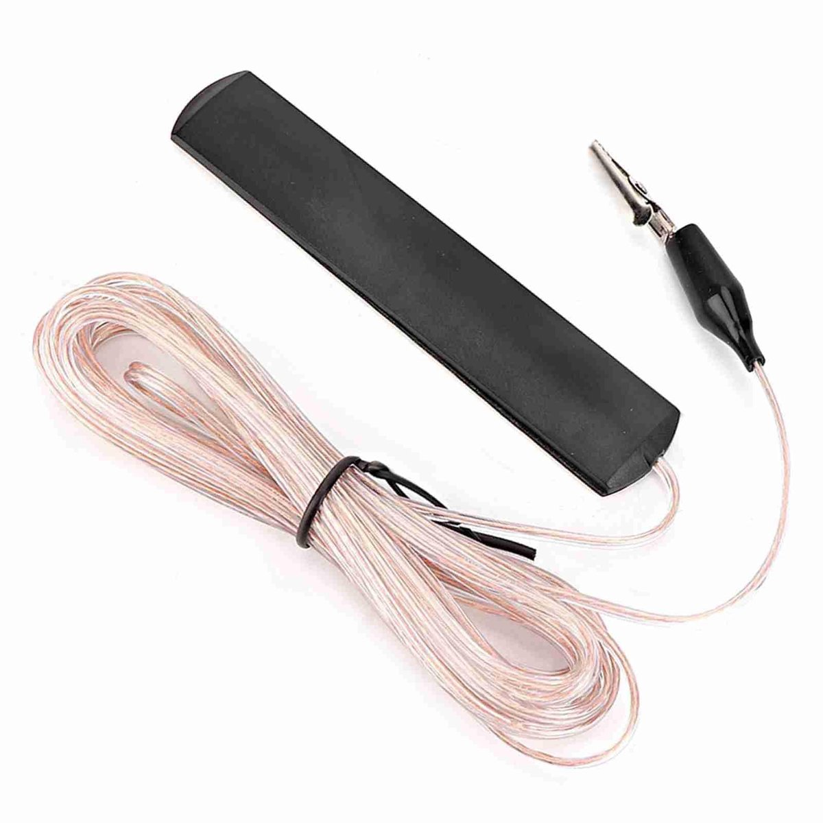 Dailygoods- Radio Antenne Draagbaar - FM Signaal Booster - Antenne Voor Binnen - 3,2 m Draad - Hoge Gevoeligheid - Duurzaam Materiaal