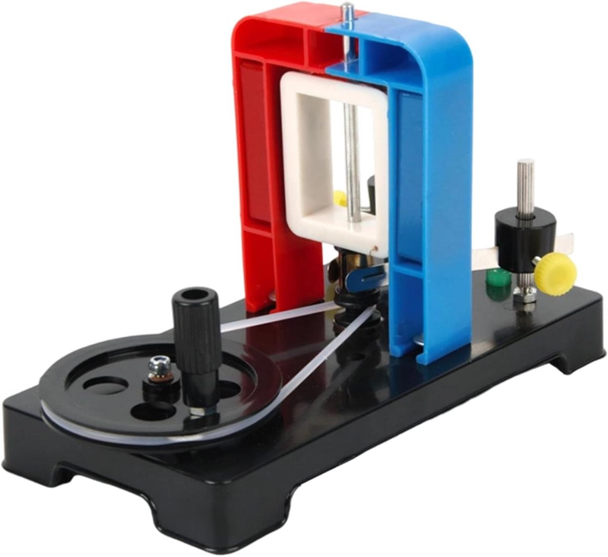 Handgenerator - DC Generator - Educatief Experiment - Energieconversie Tool - 17.5 cm - Grijs