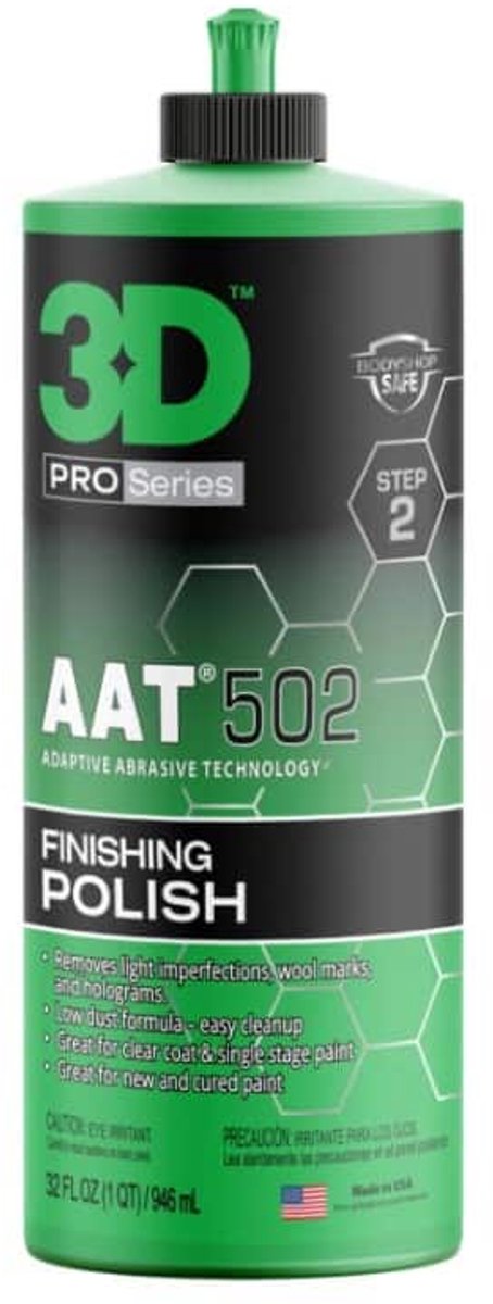 3D AAT 502 Finish Polish Fine 946ml Polijstpasta