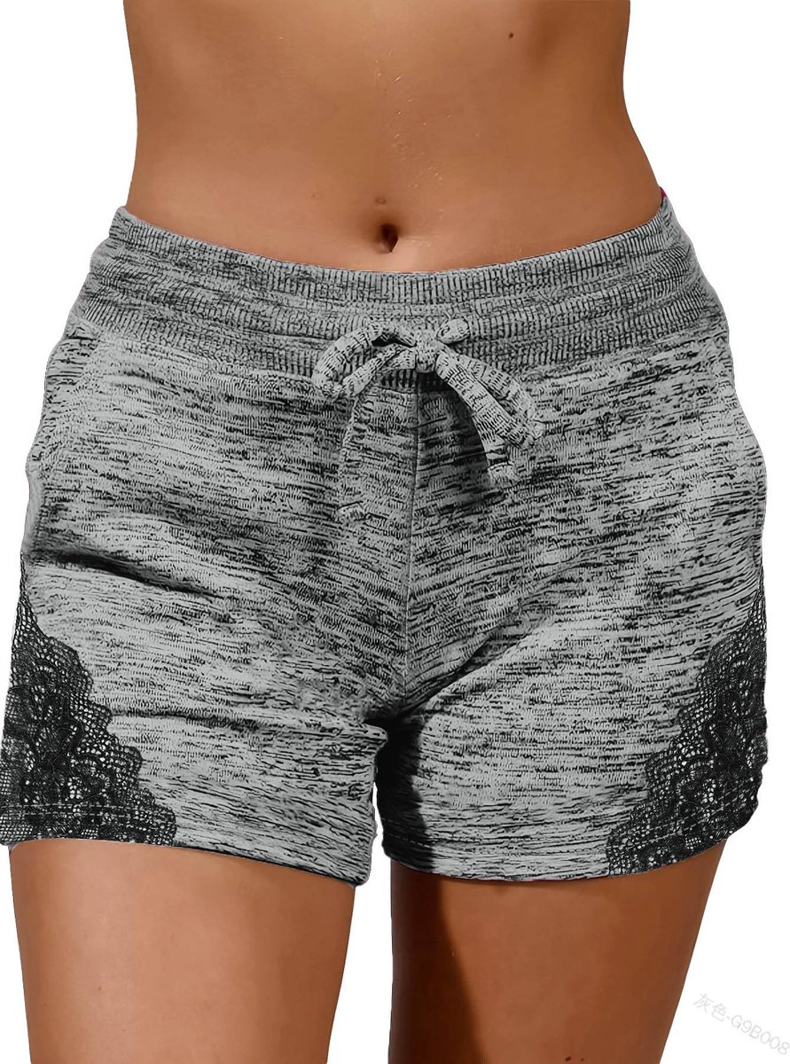 Dailygoods- Damesshort hoge taille - Hardloopshorts - Zomershorts - Katoenmix - Casual/elegant - Ideaal voor dagelijks gebruik - Korte Broek