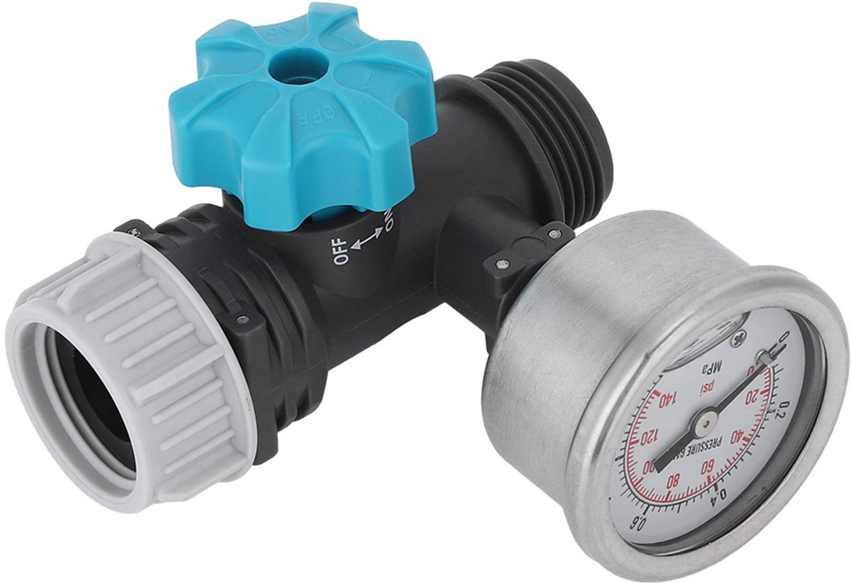 Dailygoods - Dailygoody - Instelbare waterdrukregelaar - Drukregelaar voor besproeiing - Gebruiksvriendelijk en efficiënt - G3/4 inch schroefdraad - Perfect voor
