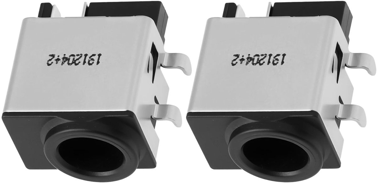 Dailygoods - 2 Stks DC Jack Socket Connector voor Compatibele Laptops