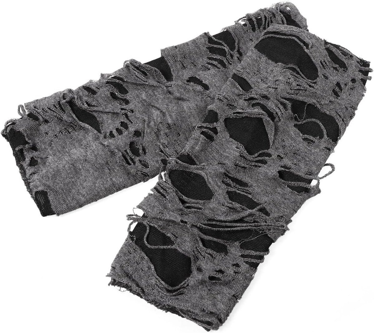Halloween Vingerloze Handschoenen met Spinnenweb en Kant - Zwarte Punk Accessoires voor Feestkostuums