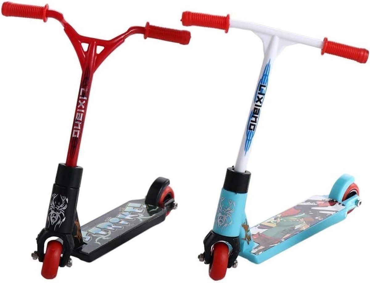 Dailygoods - Dailygoody - Vinger Scooter - Mini Roller Speelgoed - Creatieve Speelervaring - Willekeurige Kleurstijl - Hand-oogcoördinatie - Perfect voor Kind