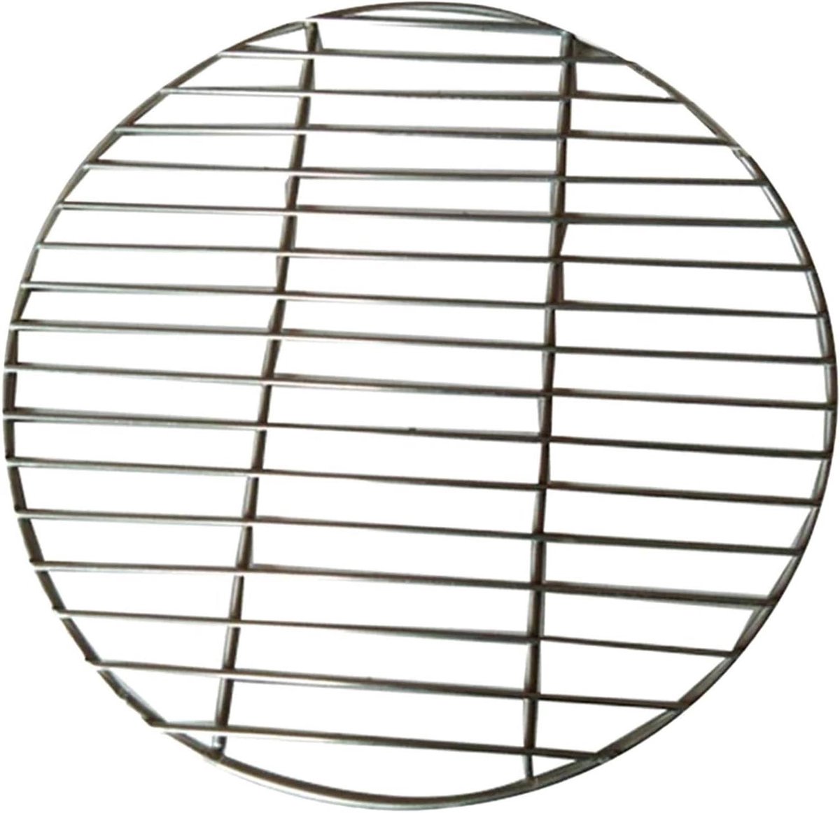 Barbecue Net Grill Plaat Buiten Koken Roestvrij Staal 26 cm Zilver
