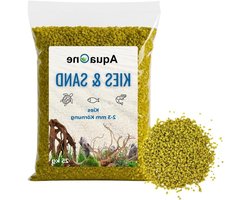 Aquarium grind - Bodemgrond decoratie - Aquarium inrichten - Afgeronde korrel - 20 kg - Geel
