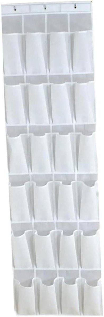 Opbergtas - Hangende Organizer - Spullen Ordenen - Veel Zakken - 48x163cm - Wit