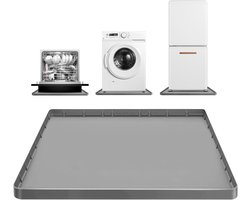 Wasmachine Pan - Onderlegger Apparaat - Vloer Beschermen - Verhoogde Rand - 76 x 71 cm - Grijs