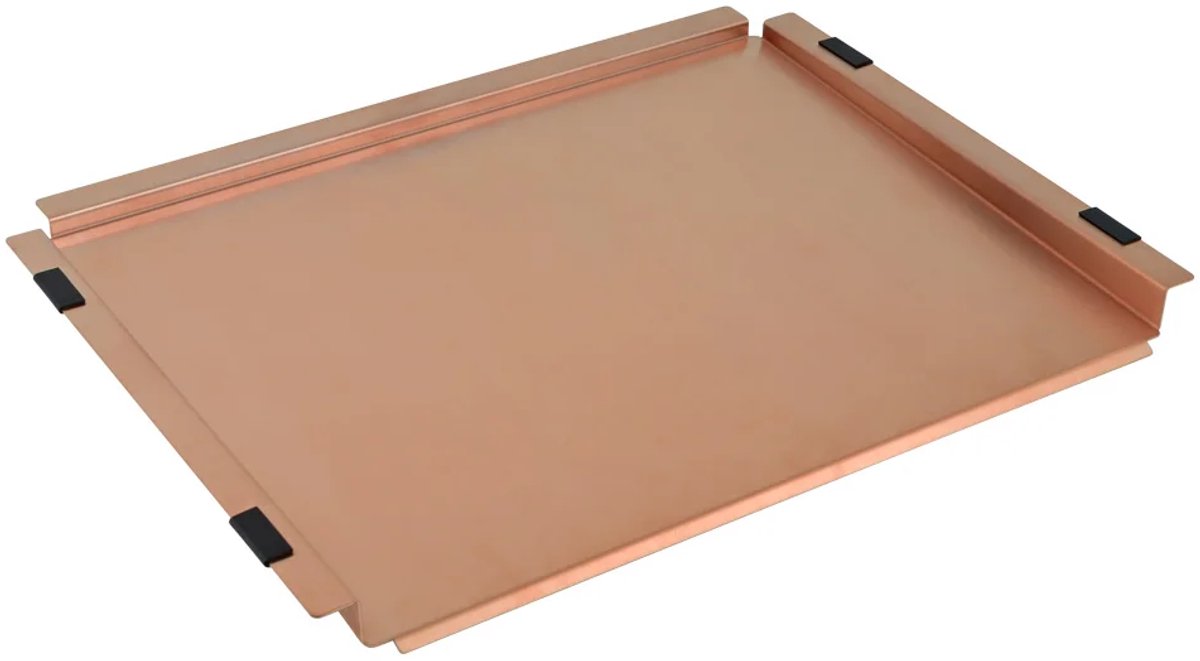 Pure.Sink Exclusivo koperen mobiele afdruipschaal afdruipplaat 440x335mm voor spoelbak PEXTRAY-62