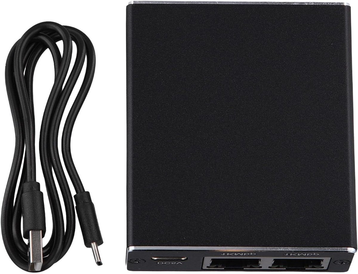 Ethernet Splitter - Netwerkuitbreiding Adapter - Netwerk Delen - 1000Mbps Snelheid - 3 Poorten - Zwart