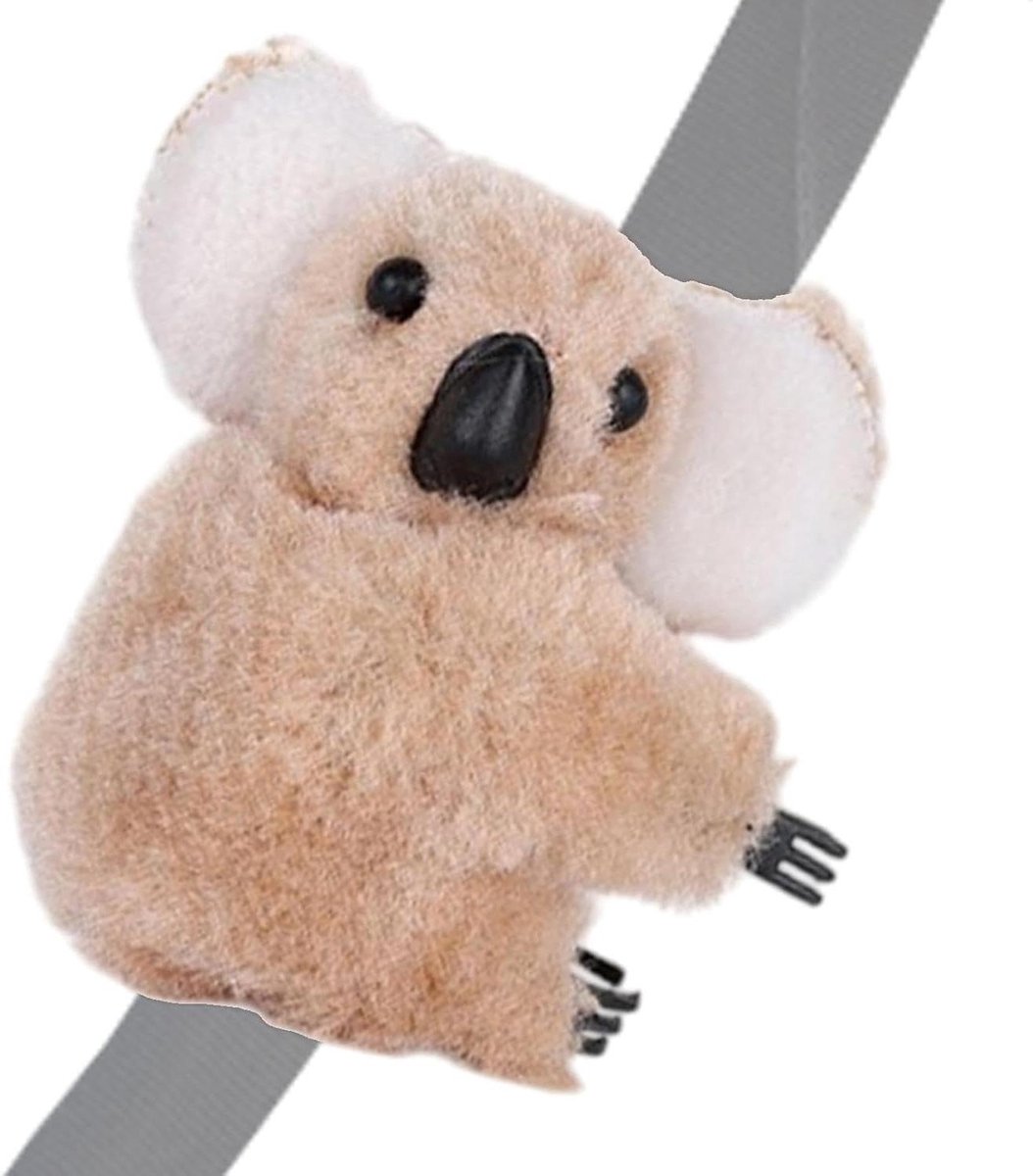 Koala Haarclip - Draagbare Klem - Haar Stijlen - Schattig Design - 10 x 5 cm - Grijs