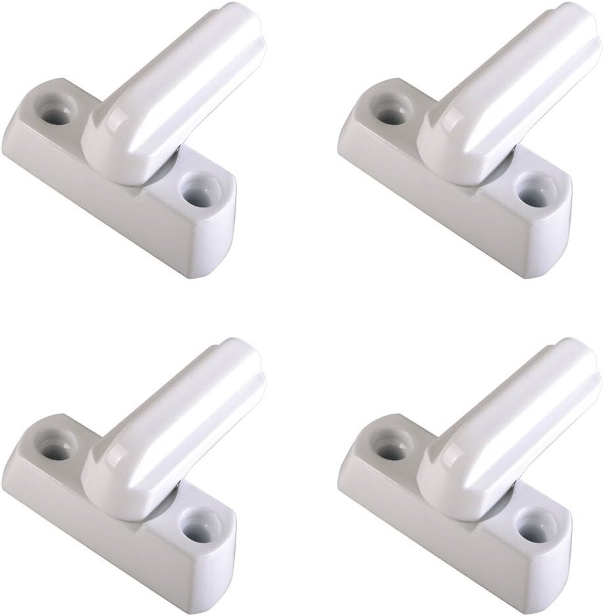 Veiligheidsblokkering voor ramen en deuren - Versterk de beveiliging met 4/8/12 stuks - Geschikt voor UPVC en PVC, eenvoudig te installeren