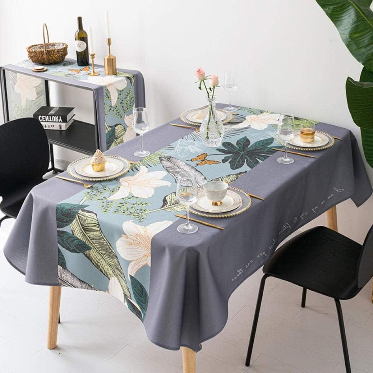 Tafelkleed Amerikaans katoenen linnen ins waterdicht anti-hot tafelkleed Nordic tafelkleed salontafel tafelkleed TV kast