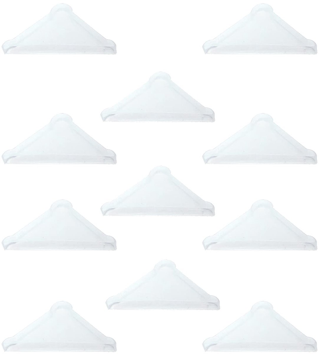 Dailygoods - Dailygoody - Hoekbeschermkussen - Glazen tafel - Drievoudige dikte - Wit - Veiligheid - 20 stuks - Geschikt voor elk interieur - Kunststof