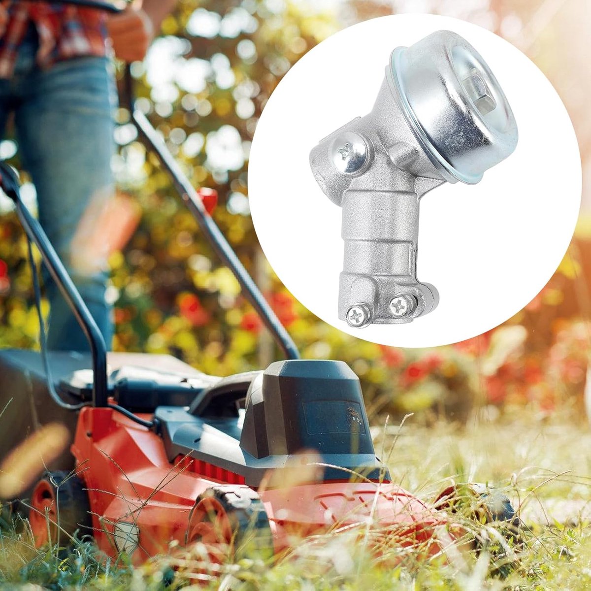 Versnellingsbakbehuizing Grastrimmer - Transmissiekop Onderdeel - Gazon Onderhoud - Universele Pasvorm - 24 mm 10 Tanden - Aluminium