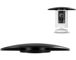 Housse de protection pour caméra extérieure pour Ring Camera Plus et Stick Up Cam, résistante aux UV et à la pluie, noire