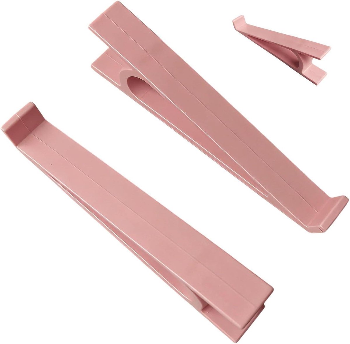 Toetsenbordstandaard - Bureauhouder - Ergonomisch typen - Antislip ontwerp - 2 stuks - Roze