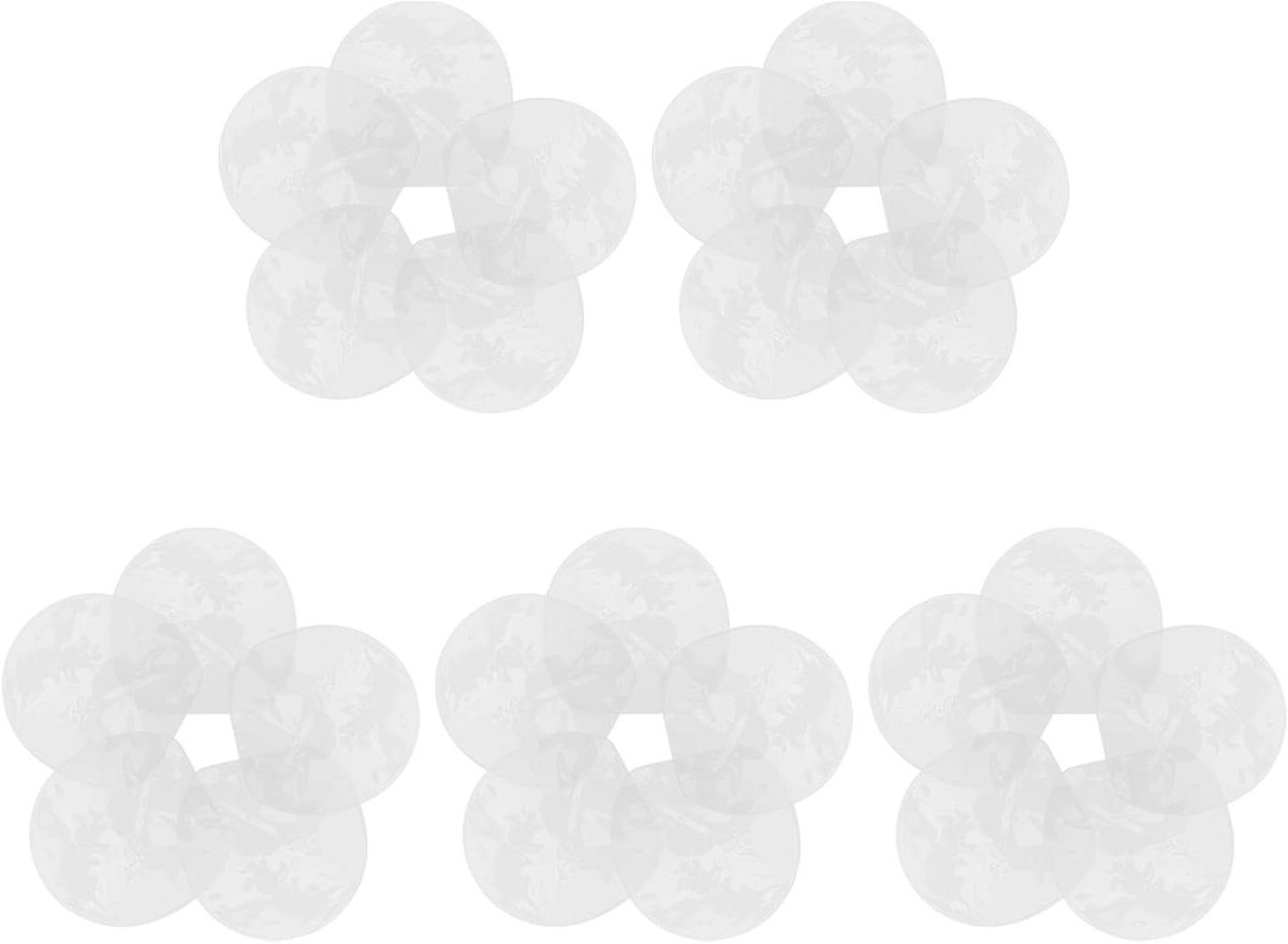 Tafeltennis Beschermhoes - Pong Paddle Hoes - Batje Beschermen - Gemakkelijk Aanbrengen - 25 Stuks - Transparant