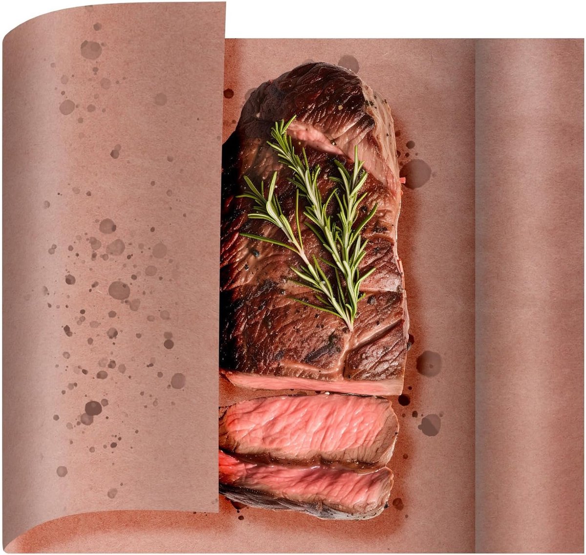 Roze Butcher Paper voor BBQ en Grill, Sterk Kraft Papier (45cm x 30m) voor Vlees, Vis en Perfecte Kookresultaten