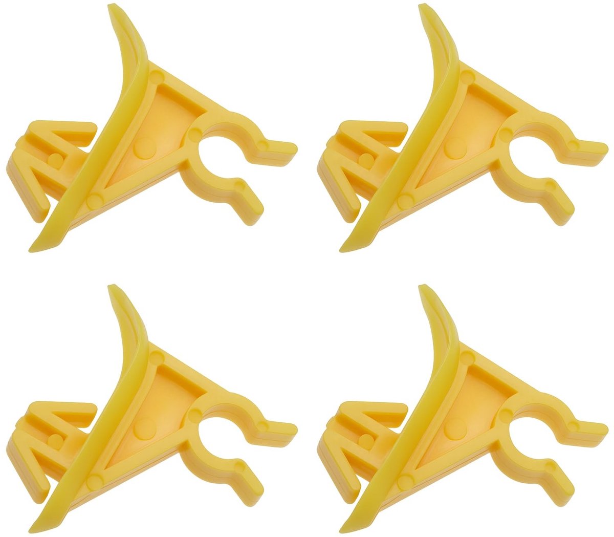 Dailygoods - Dailygoody - Motor Staaf Houder Clip - 4 Stuks - Hittebestendig Kunststof - Geschikt voor Ford Transit Connect - Duurzaam en Betrouw...