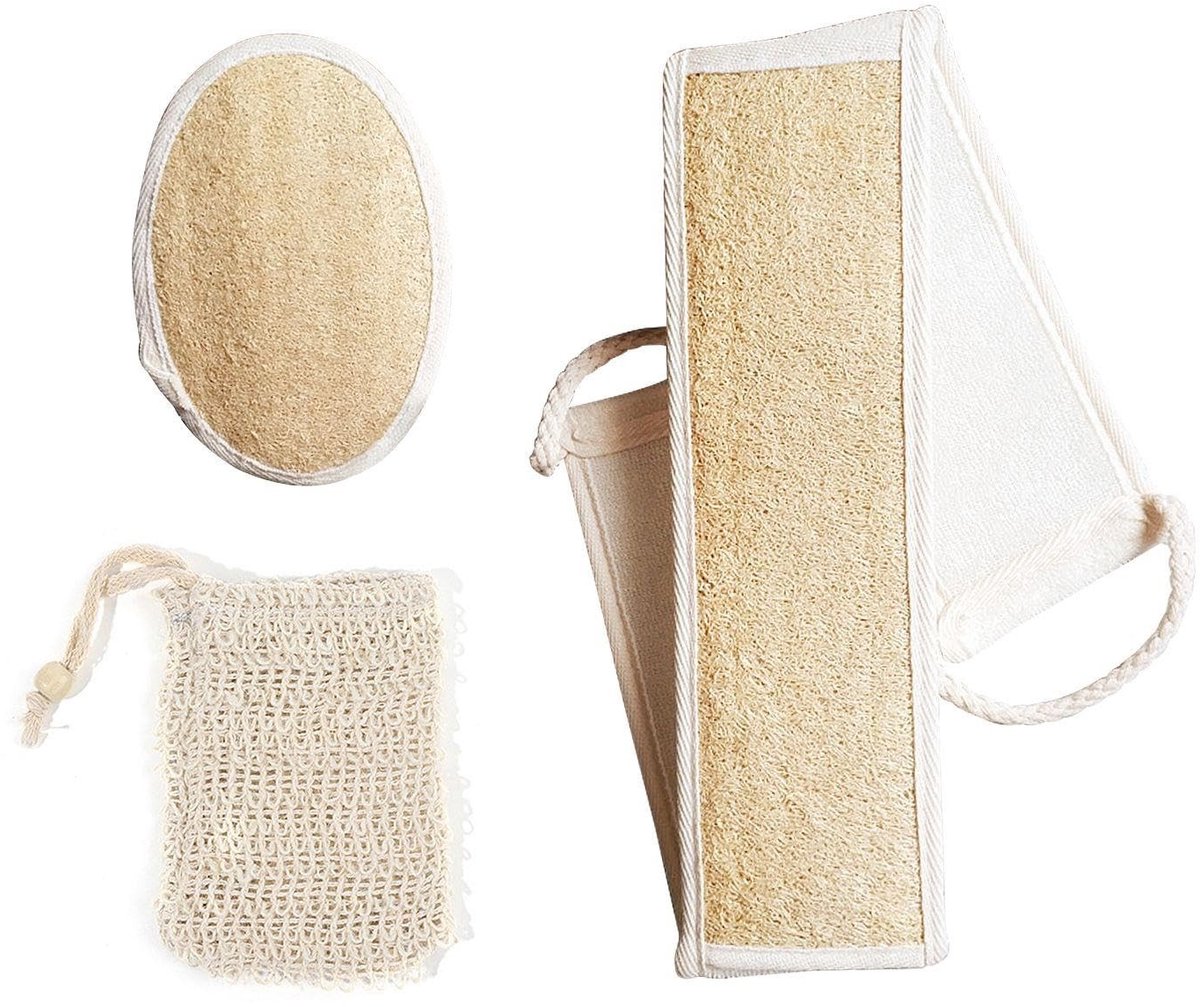 Dailygoods - Set van Natuurlijke Luffa Doucheaccessoires