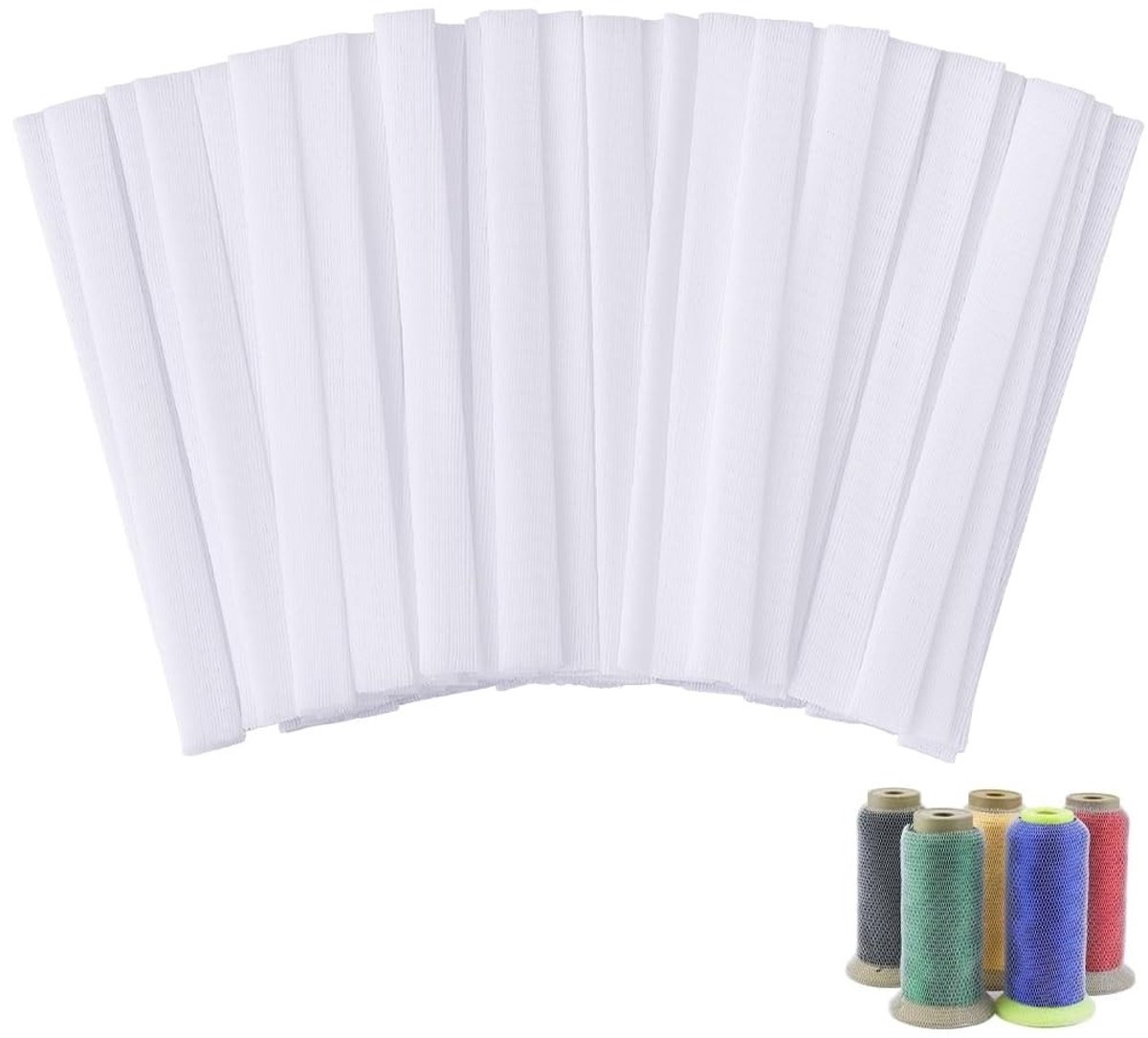 Dailygoods - Set van 100 Draadnetten voor Cosmetische Borstels en Spoelen