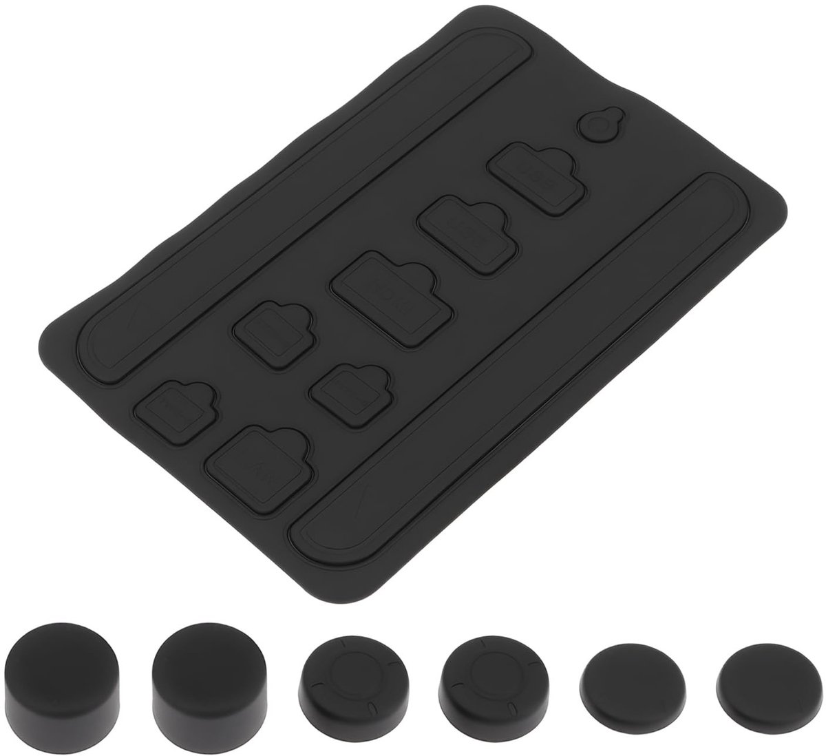 Dailygoods - 16 Stuks Siliconen Beschermende Stofkappen voor Nintendo Switch2