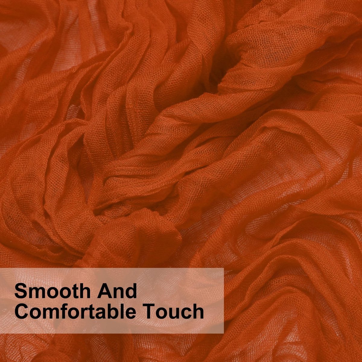 Dailygoods - Wasbaar Tafelkleed van Polyester voor Bruiloft en Feest 300 x 90 cm Oranje