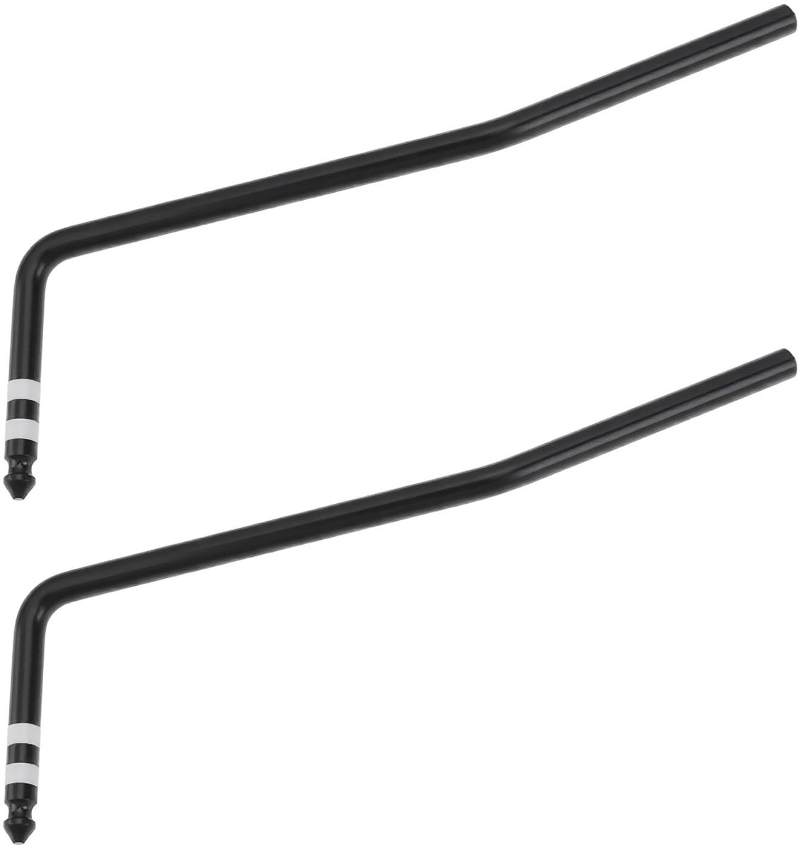 Dailygoods - 2 Stuks 6mm Gitaar Tremolo Arm Zwart