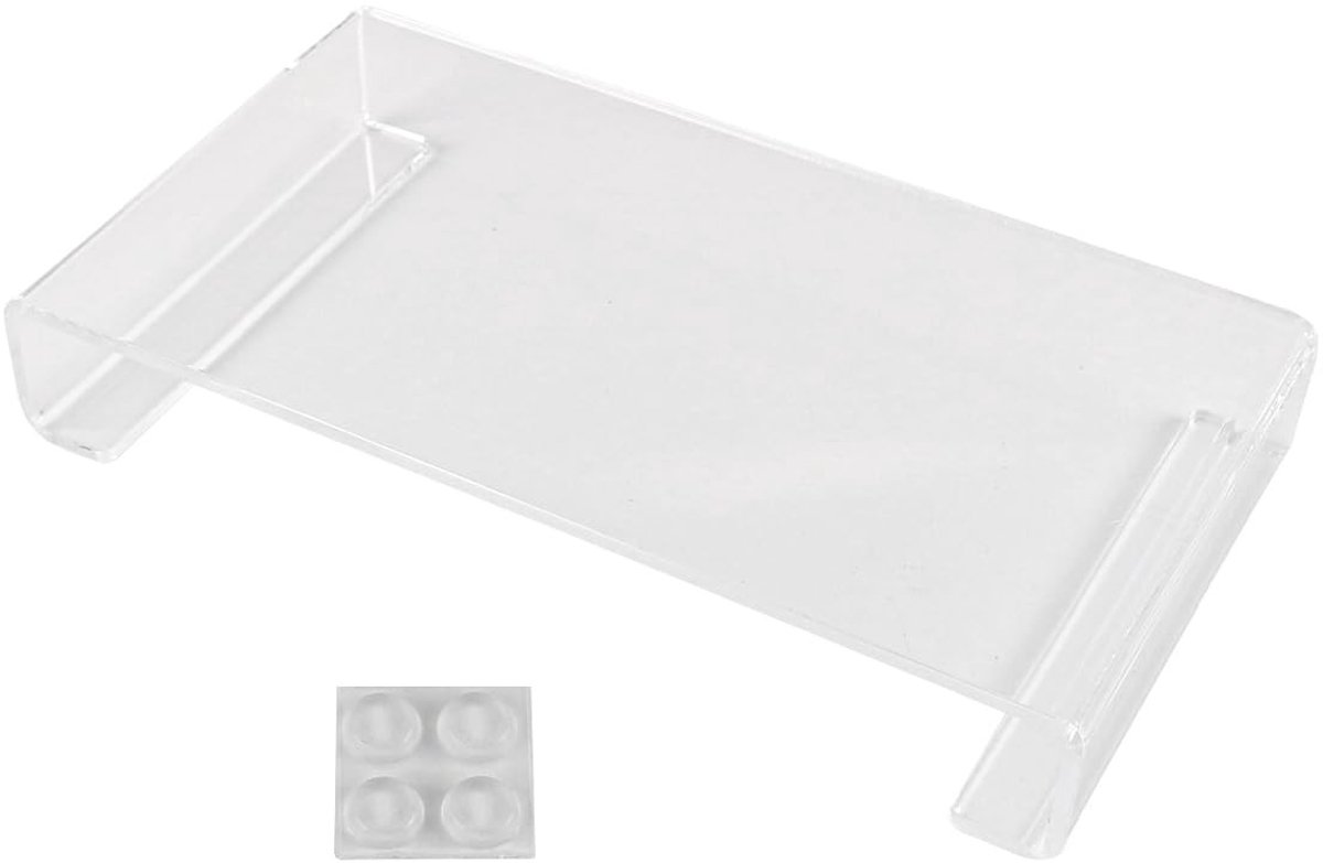 Dailygoods - Acryl Dienbladstandaard voor Badkamerblad, 24x13,5x4cm