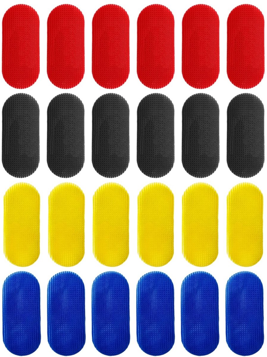 Dailygoods - 24 Stuks Kleurige Haarlicks voor Kapsels