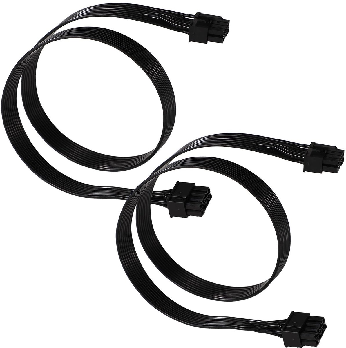 Dailygoods - 2 Stuks 8-Pins GPU Voedingskabels voor Grafische Kaarten