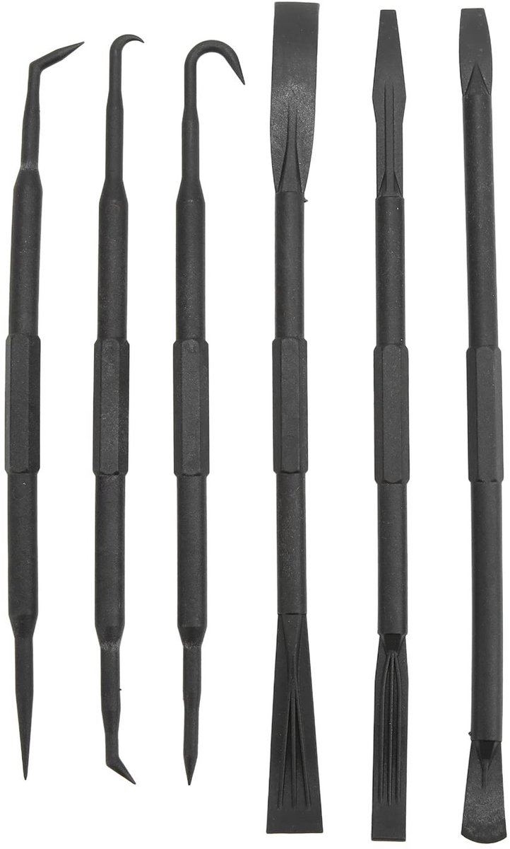Dailygoods - Set van 6 Dual End Pry Hooks voor Moeilijk Bereikbare Plaatsen