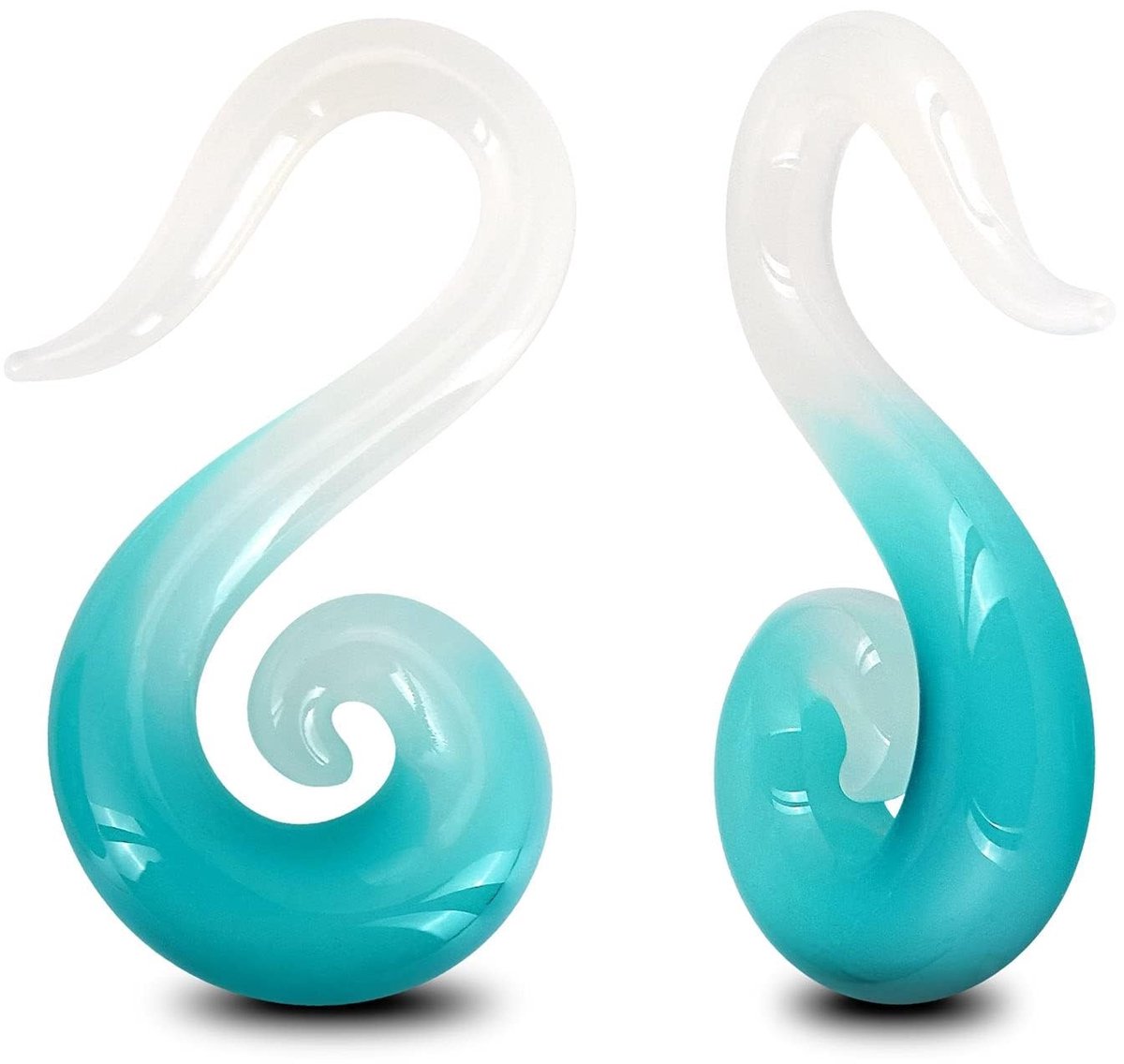 Dailygoods - Glas Oortapers in Spiraalvorm voor Oorpiercing