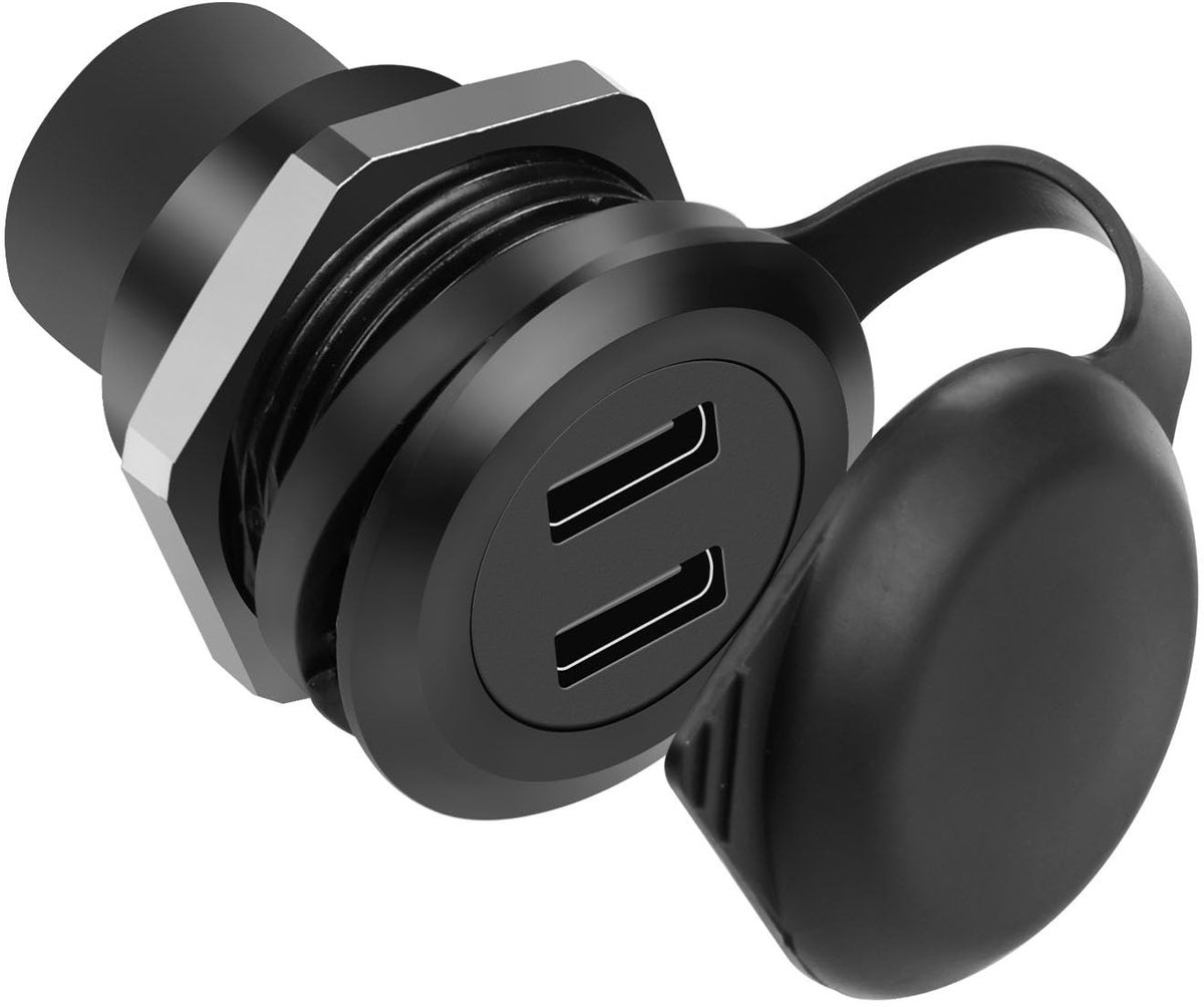 Dailygoods - Dual USB C 3.1 Paneel Mount Adapter voor Gegevensoverdracht en Opladen