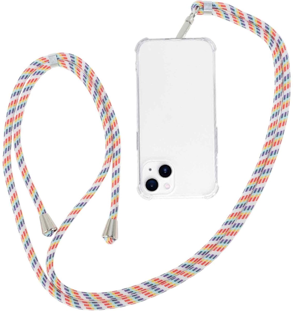 Dailygoods - Telefoonkoord met Verstelbare Lengte en Meerdere Draagopties