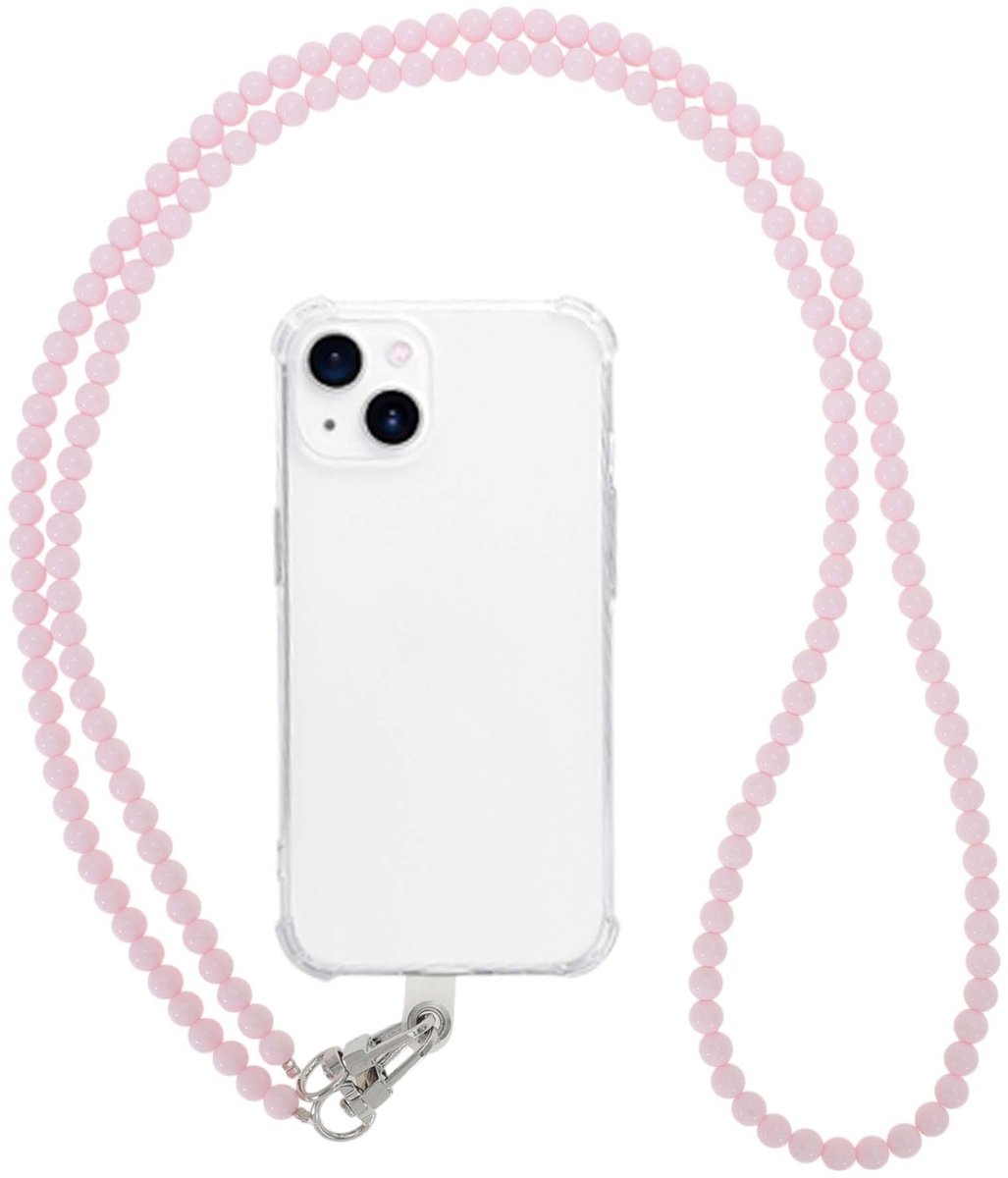 Dailygoods - Innovra - Trendy Telefoonketting met Acrylparels voor Mobiele Telefoons