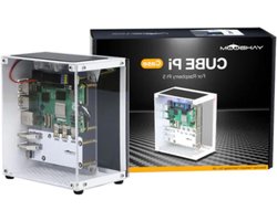 Yahboom Cube Pi beschermhoes voor Raspberry Pi 5, transparante behuizing (basic versie)