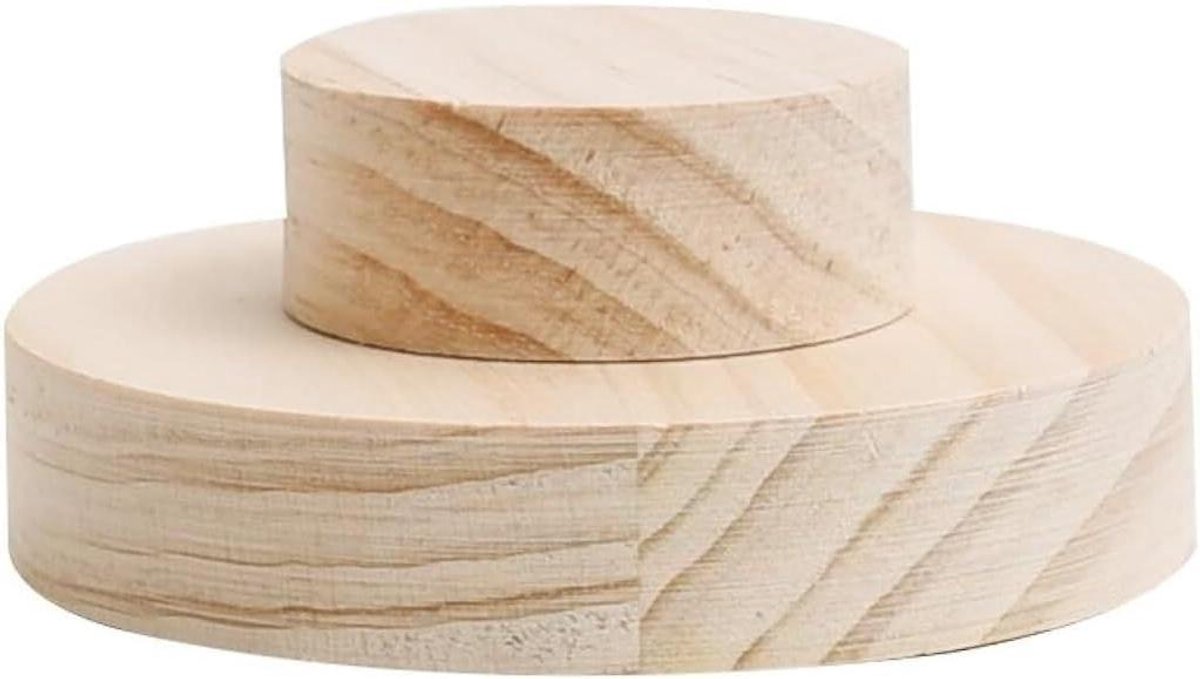 Sieraden Display - Houten Standaard - Sieraden Presenteren - Veelzijdig Ontwerp - 10x4cm - Hout