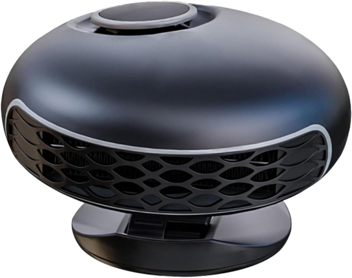 Draagbare Autoverwarming - Auto Ventilator - Comfortabele Rit - Snelle Warmte - 12V - Zwart