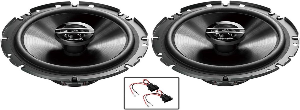 Citroen C5 Speaker upgrade Voordeur Pioneer auto luidsprekers 6.5 inch 17 cm 300 W