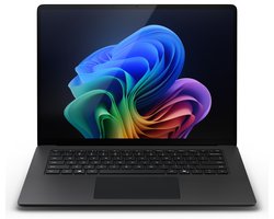Microsoft Surface Laptop 8 Copilot+ PC Intel Core Ultra 5 335 38,1 cm (15") Touchscreen 32 GB LPDDR5x-SDRAM 256 GB SSD Wi-Fi 7 (802.11be) Windows 11 Pro Zwart QWERTY