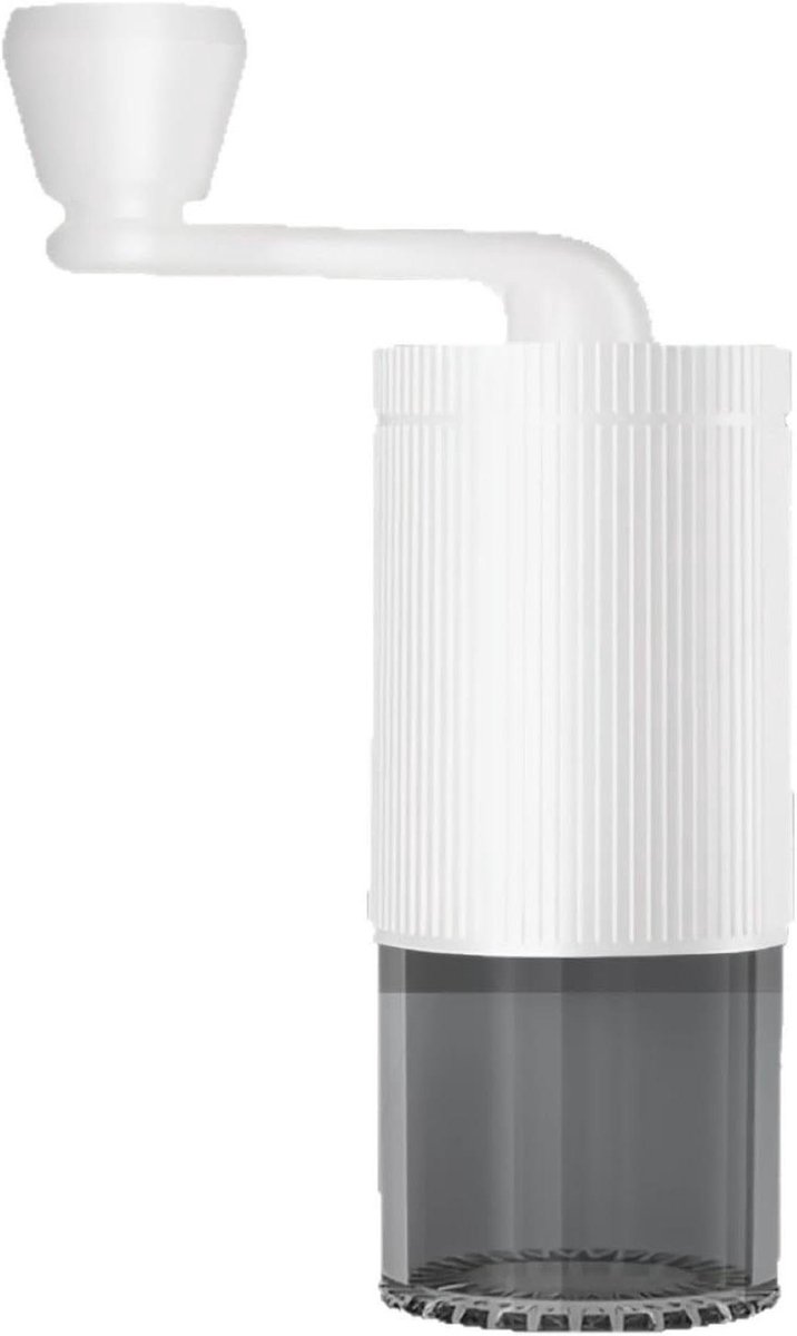 Handmatige Koffiemolen - Draagbare Molen - Verse Koffie - Keramische Braam - Single Serve - Wit