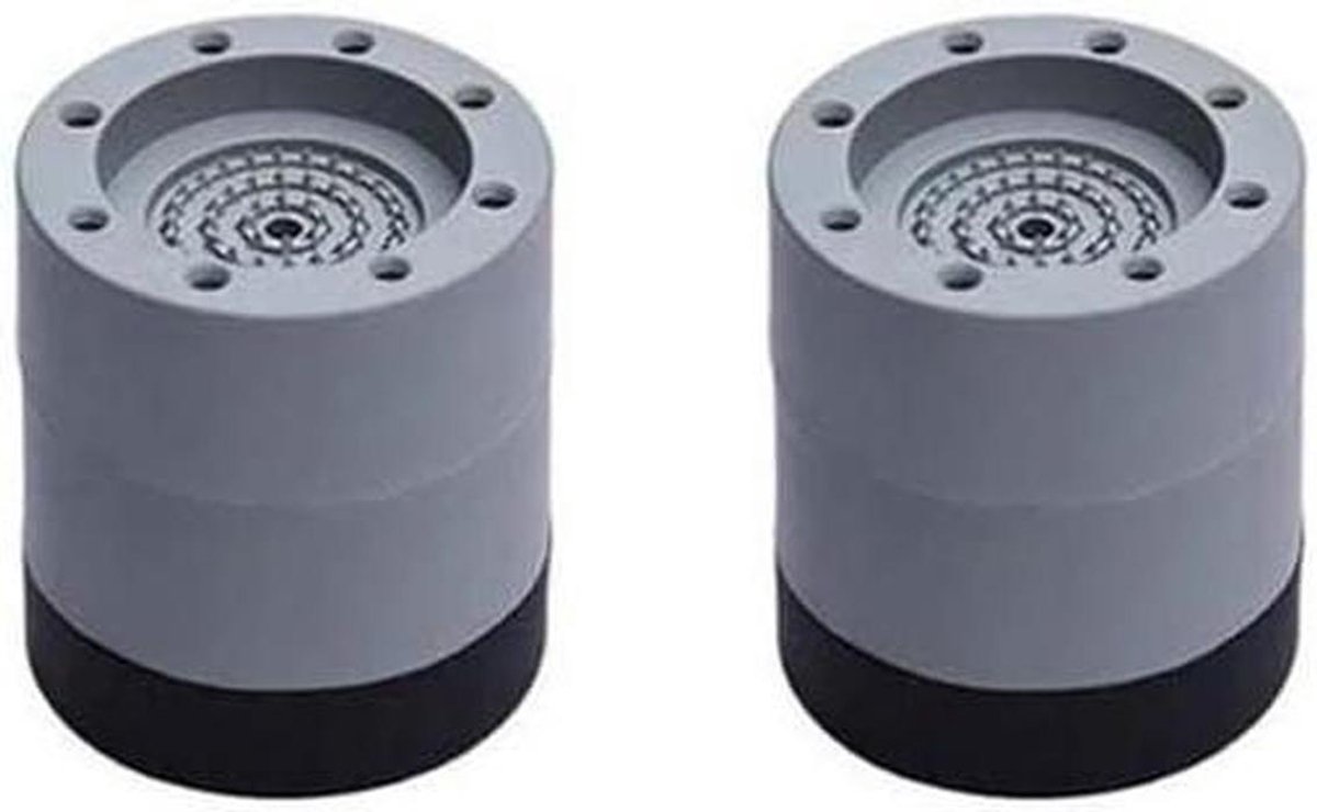 Wasmachine Voetstukken - Apparaat Dempers - Apparaten Stabiliseren - Geluiddempend Effect - 4 Stuks 6cm - Zwart