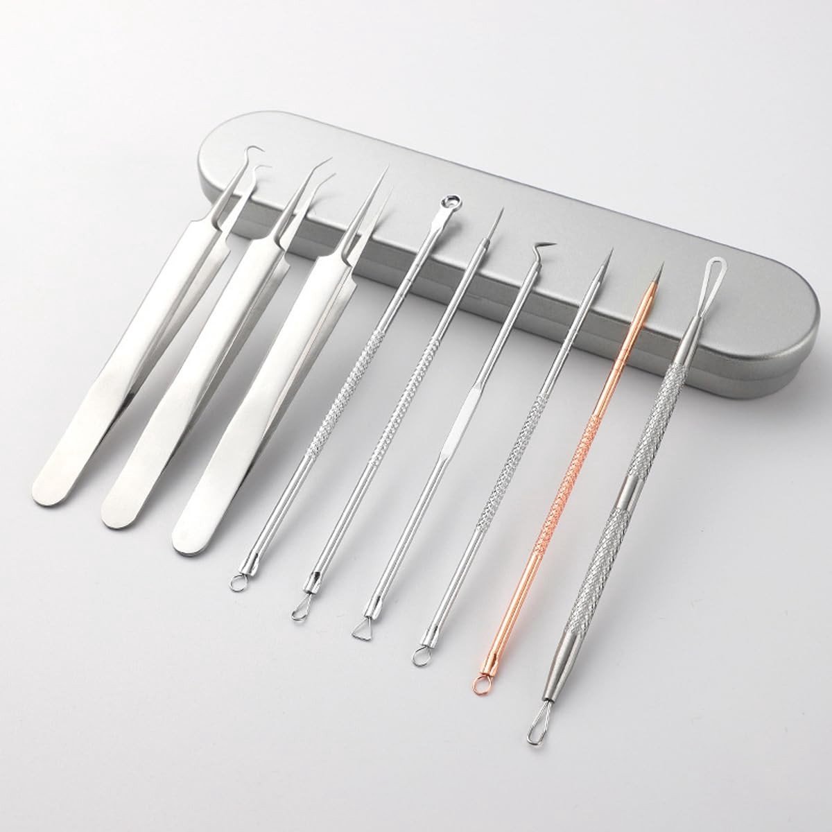 Innovra - 9 Stuks Acne Verwijderingsgereedschap Set